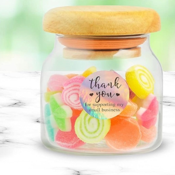 100 ~1.5β Thank You Boutique Stickers πͺ»ππͺ»2 Rolls For $16 (Bundle & Save) - Picture 5 of 6